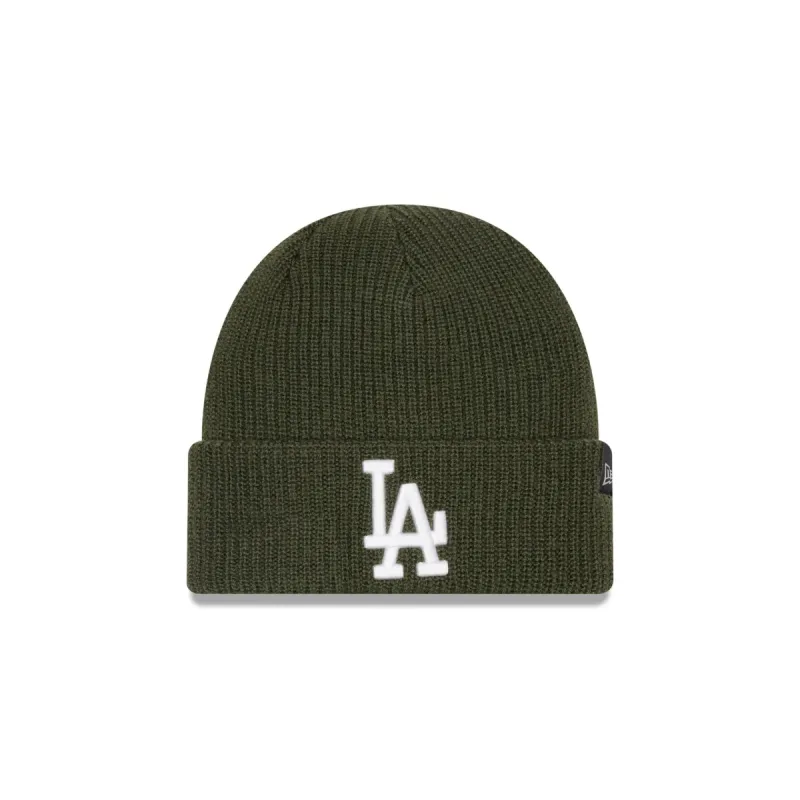Los Angeles Dodgers Green Merino Wool Knit Beanie sold by New Era