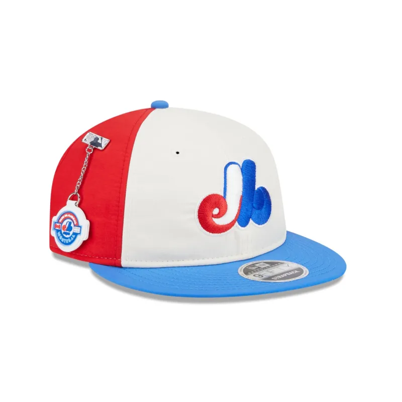 Montreal Expos Team Color Retro Crown 9FIFTY Adjustable Hat sold by New Era
