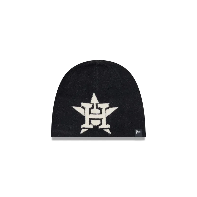 Houston Astros Team Mega Logo Knit Beanie sold by New Era