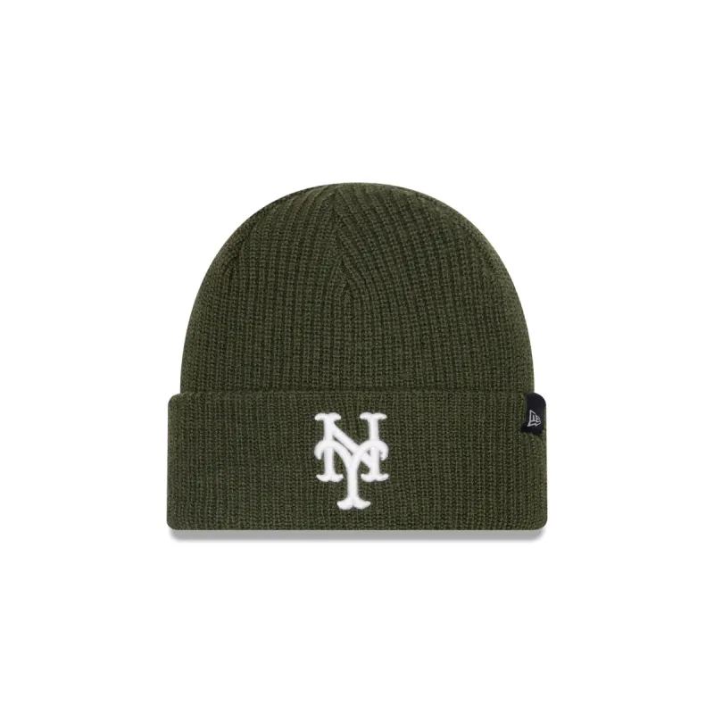 New York Mets Green Merino Wool Knit Beanie sold by New Era