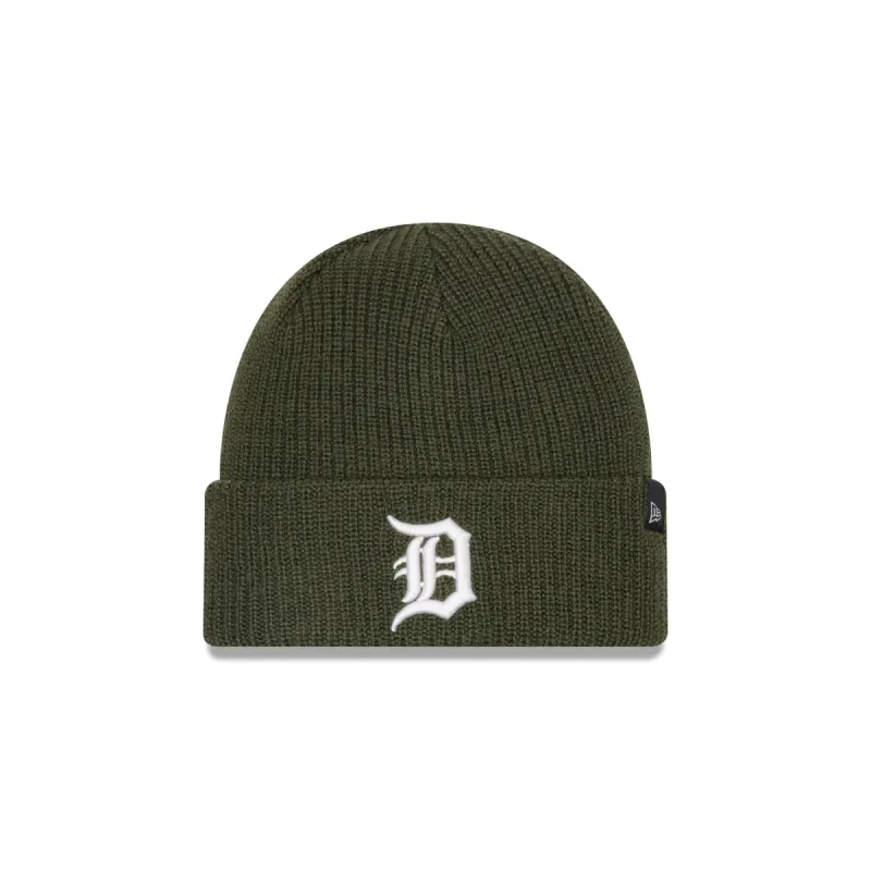 Detroit Tigers Green Merino Wool Knit Beanie sold by New Era