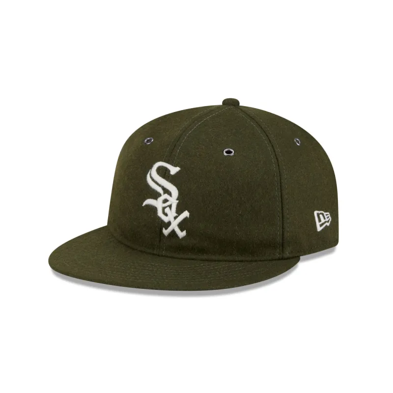 Chicago White Sox New Olive Wool Retro Crown 59FIFTY Fitted Hat sold by New Era