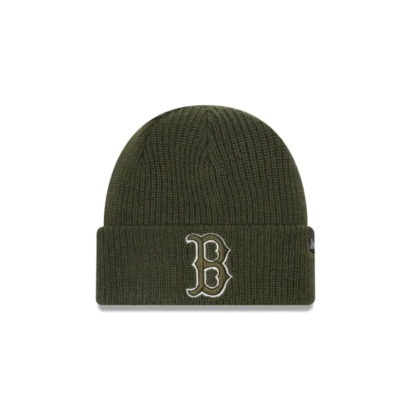 Boston Red Sox Green Merino Wool Knit Beanie sold by New Era