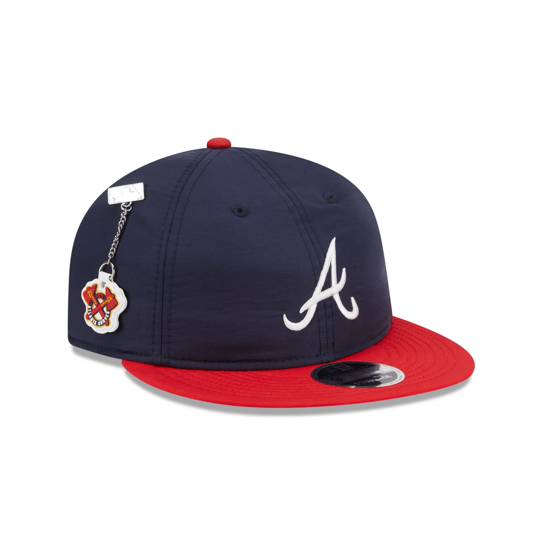 Atlanta Braves Team Color Retro Crown 9FIFTY Adjustable Hat sold by New Era