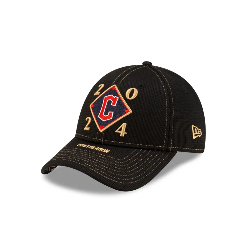 Cleveland Guardians 2024 ALDS Locker Room 9FORTY Stretch-Snap Hat sold by New Era