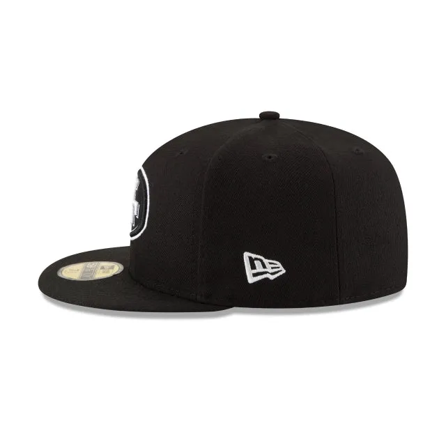 San Francisco 49ers Black & White 59FIFTY Fitted Hat sold by New Era product image thumbnail 5