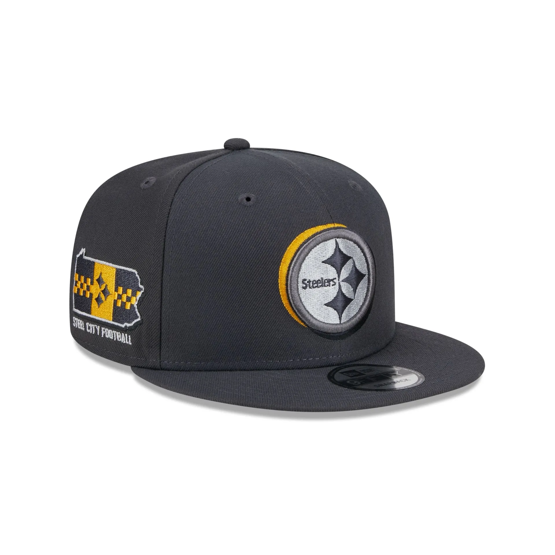 Pittsburgh Steelers 2024 Draft 9FIFTY Snapback Hat sold by New Era