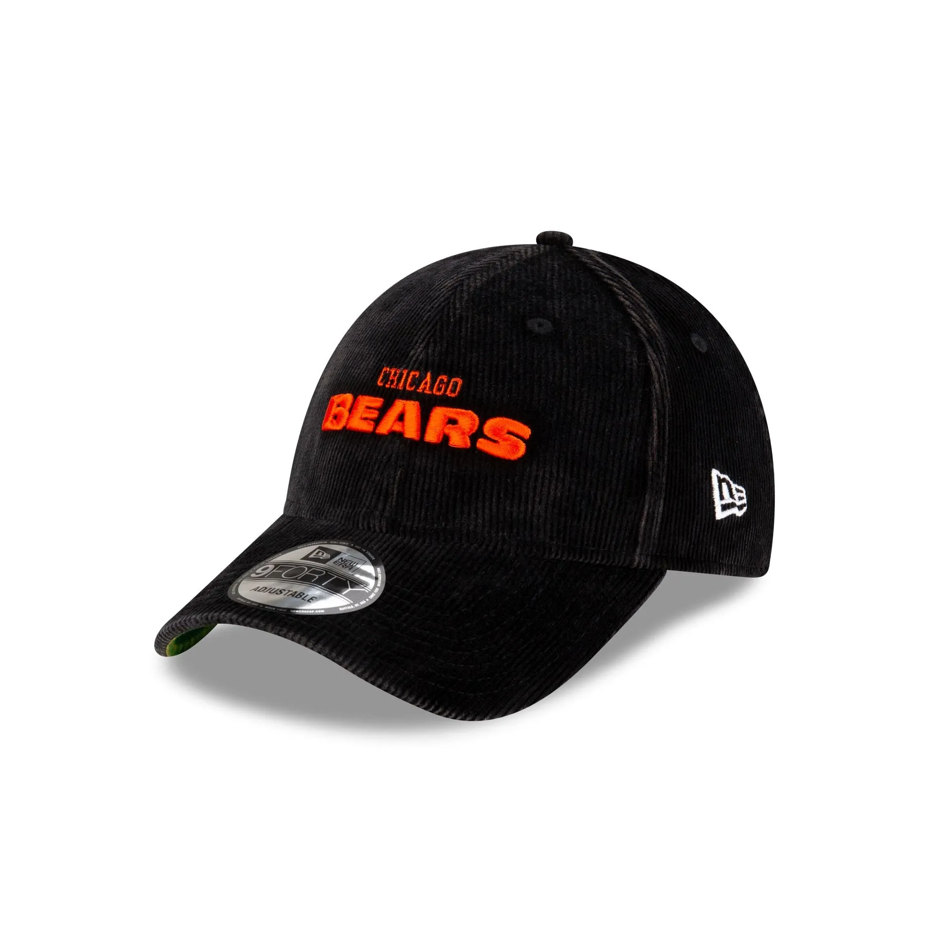 Chicago Bears Washed Cord 9FORTY Adjustable Hat sold by New Era product image thumbnail 3