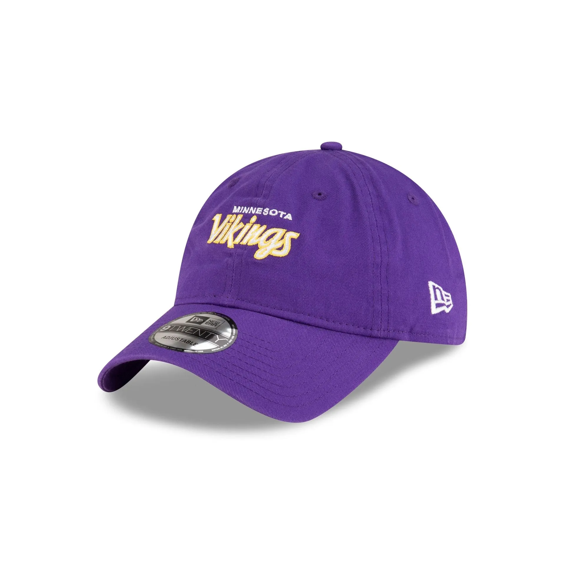 Minnesota Vikings Washed Script 9TWENTY Adjustable Hat sold by New Era product image thumbnail 3