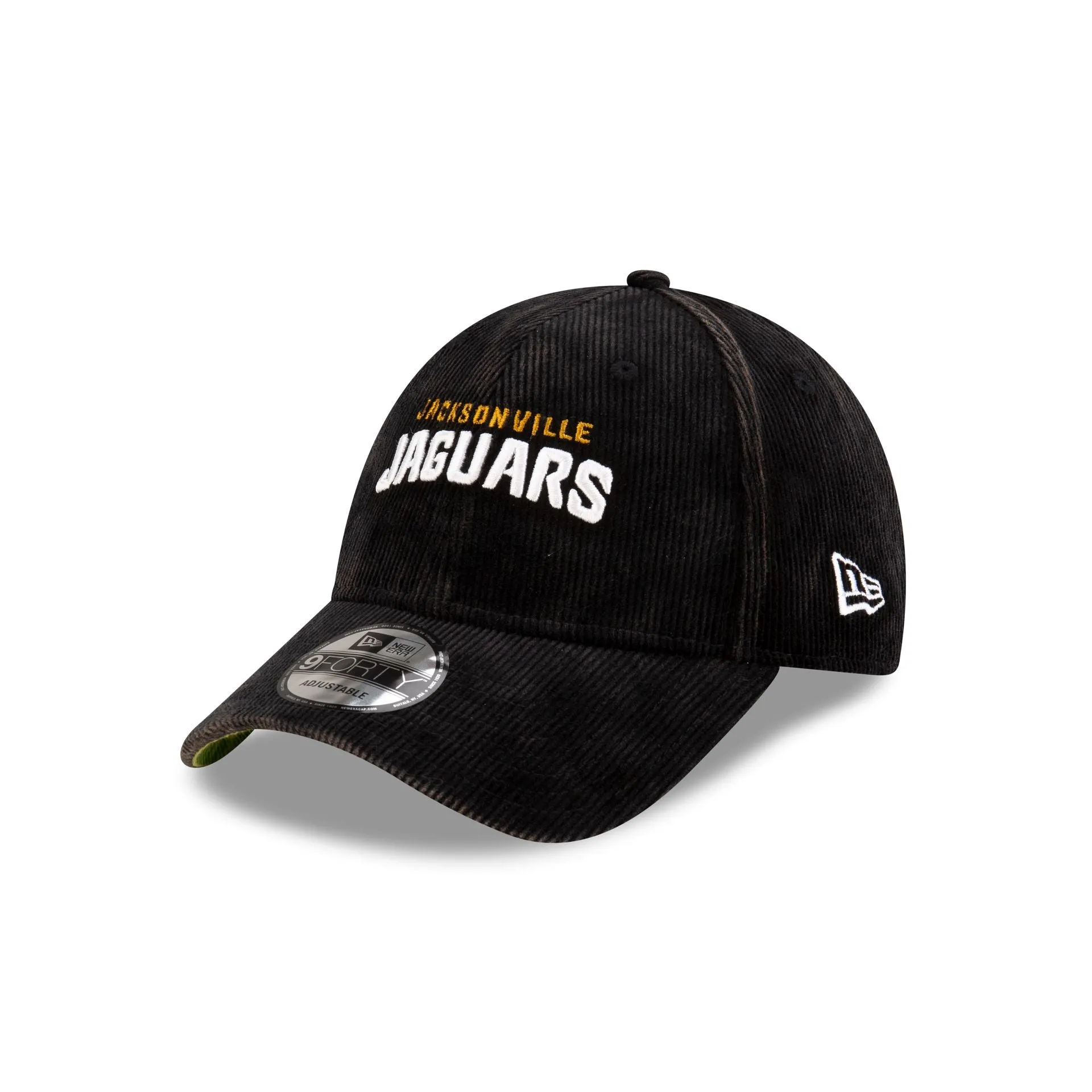 Jacksonville Jaguars Washed Cord 9FORTY Adjustable Hat sold by New Era product image thumbnail 3