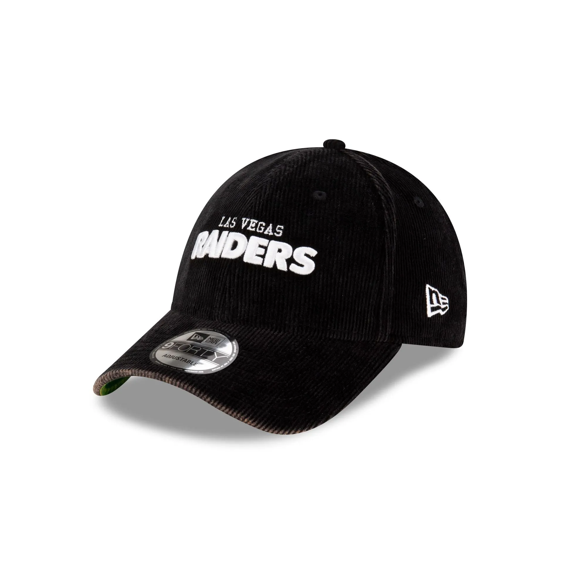 Las Vegas Raiders Washed Cord 9FORTY Adjustable Hat sold by New Era product image thumbnail 3