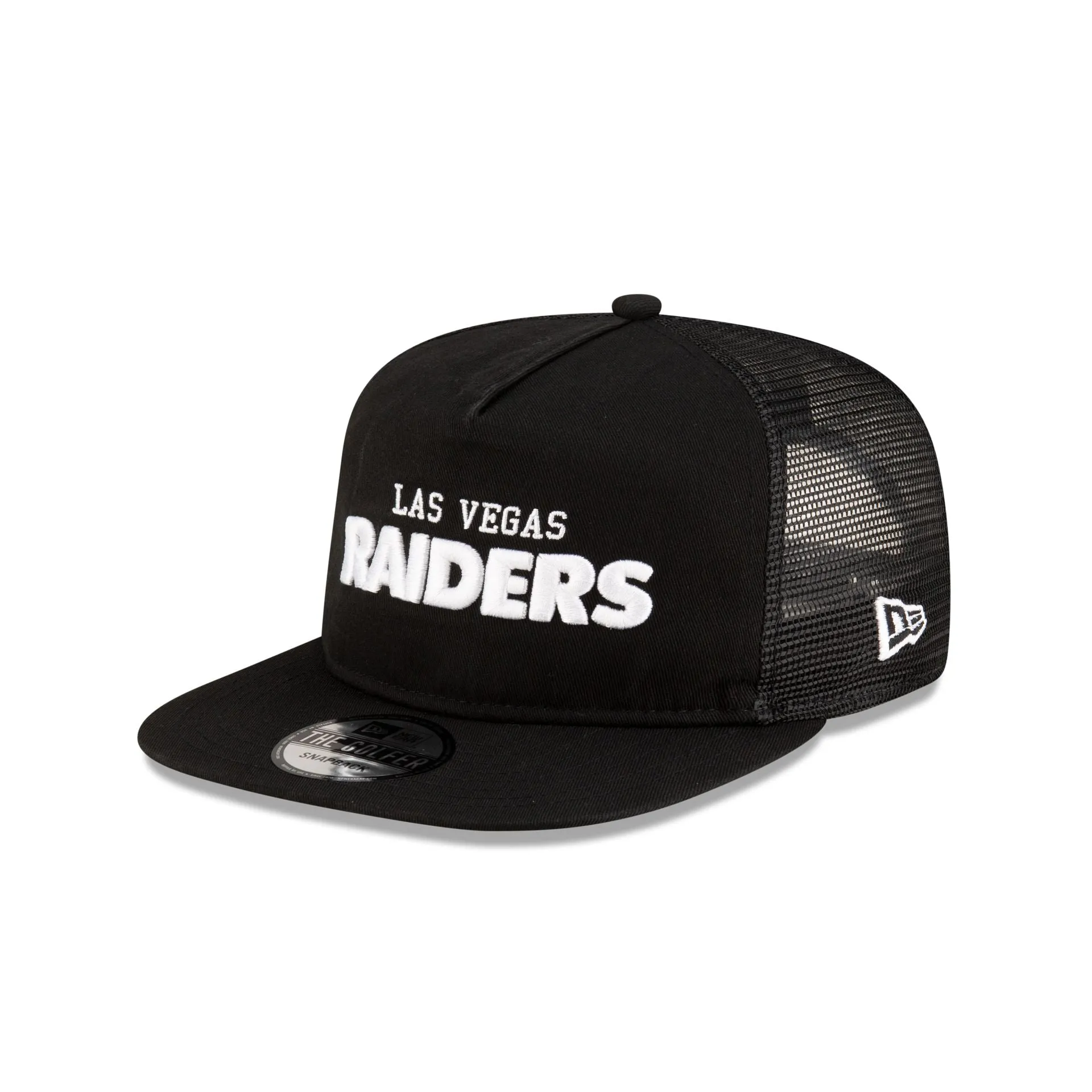 Las Vegas Raiders Washed Script Golfer Snapback sold by New Era product image thumbnail 3