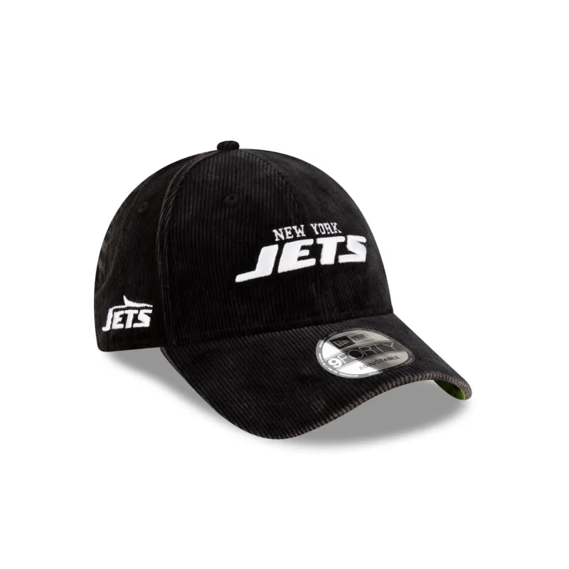 New York Jets Washed Cord 9FORTY Adjustable Hat sold by New Era