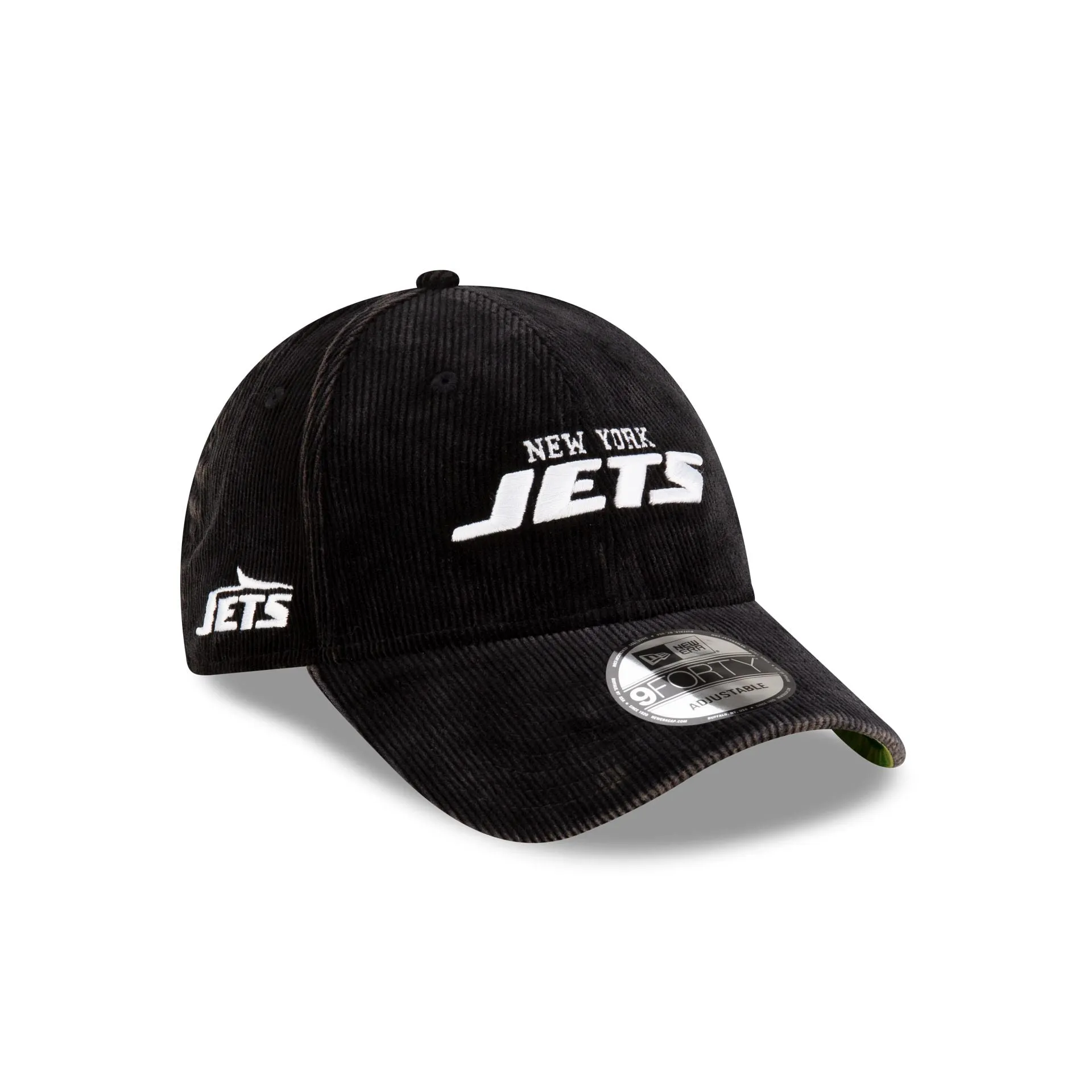 New York Jets Washed Cord 9FORTY Adjustable Hat sold by New Era