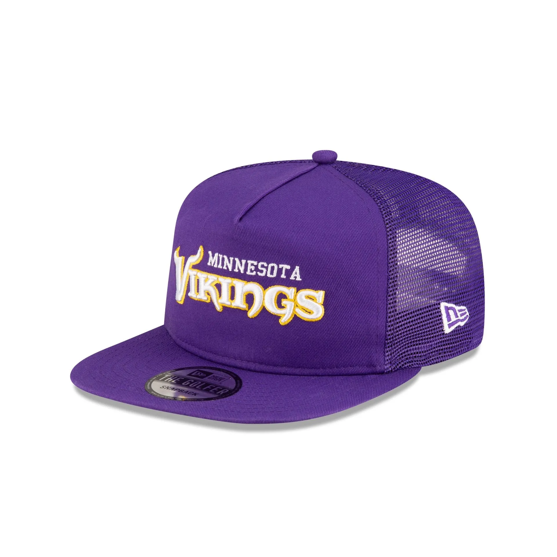 Minnesota Vikings Washed Script Golfer Snapback sold by New Era product image thumbnail 3