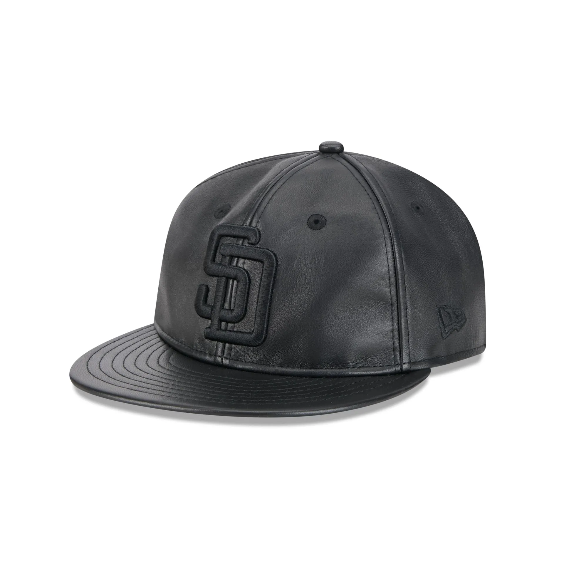 San Diego Padres Genuine Leather Retro Crown 9FIFTY Strapback Hat sold by New Era