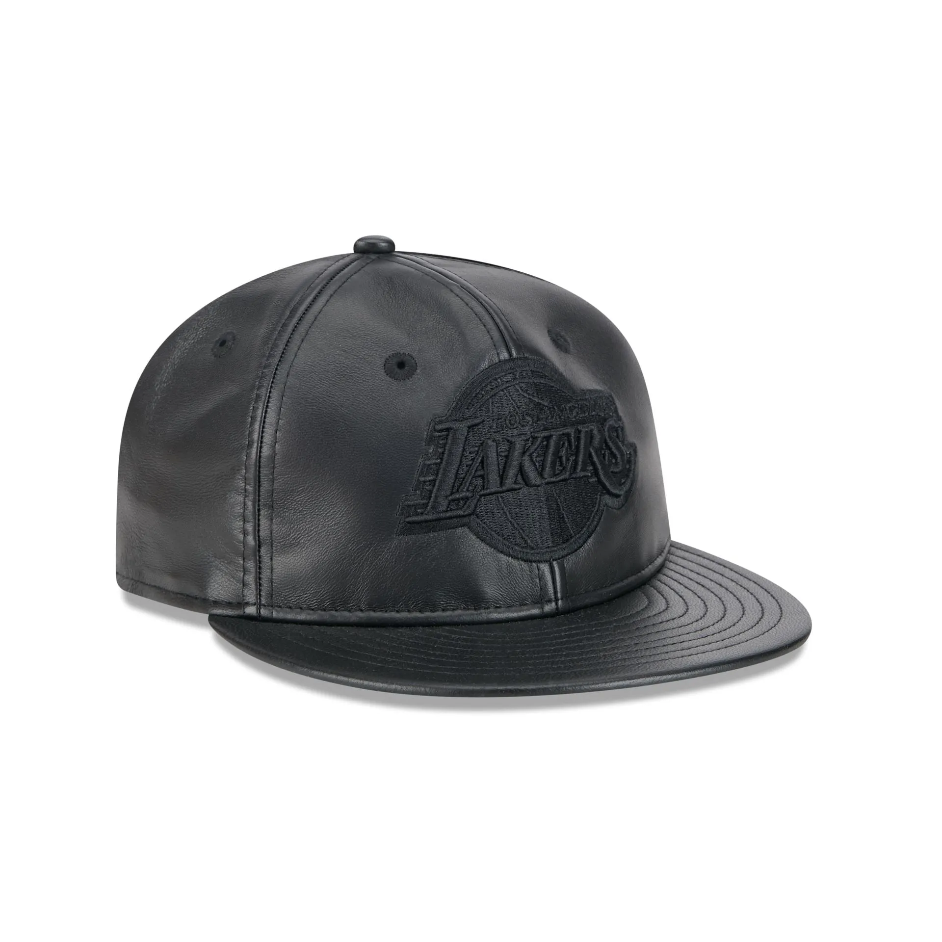 Los Angeles Lakers Genuine Leather Retro Crown 9FIFTY Strapback Hat sold by New Era product image thumbnail 3