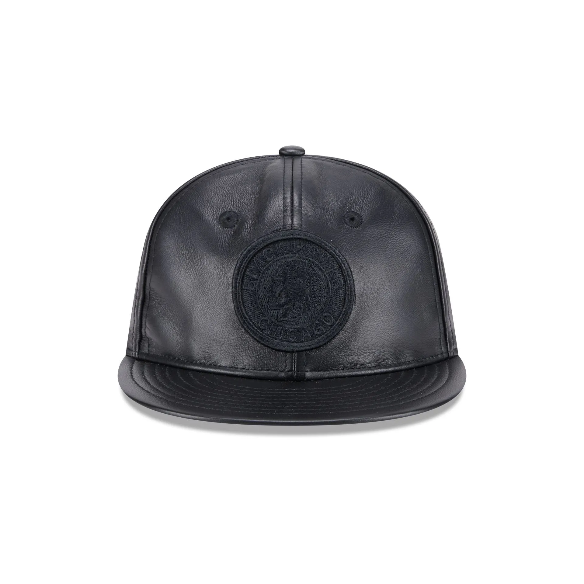Chicago Blackhawks Genuine Leather Retro Crown 9FIFTY Strapback Hat sold by New Era product image thumbnail 2