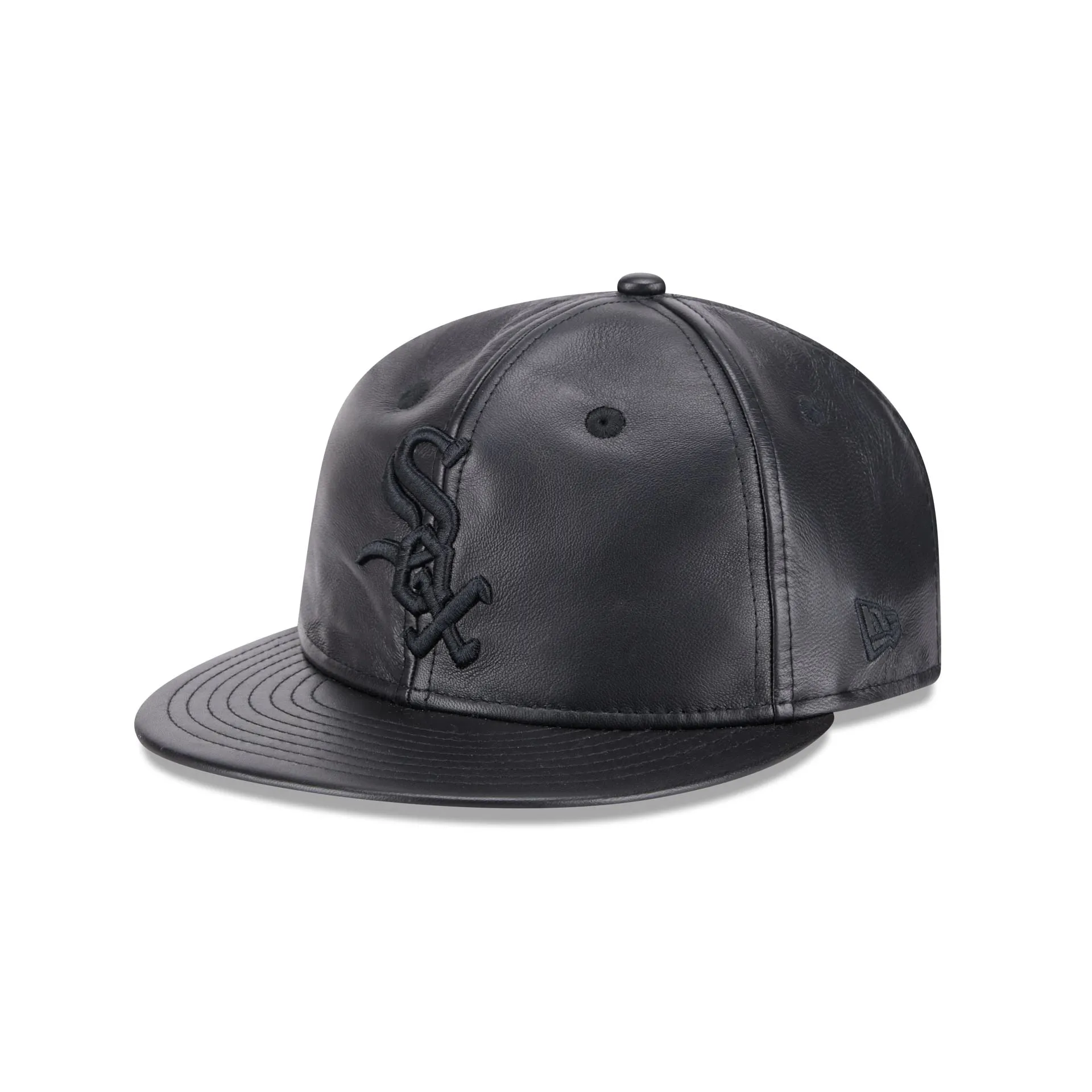 Chicago White Sox Genuine Leather Retro Crown 9FIFTY Strapback Hat sold by New Era