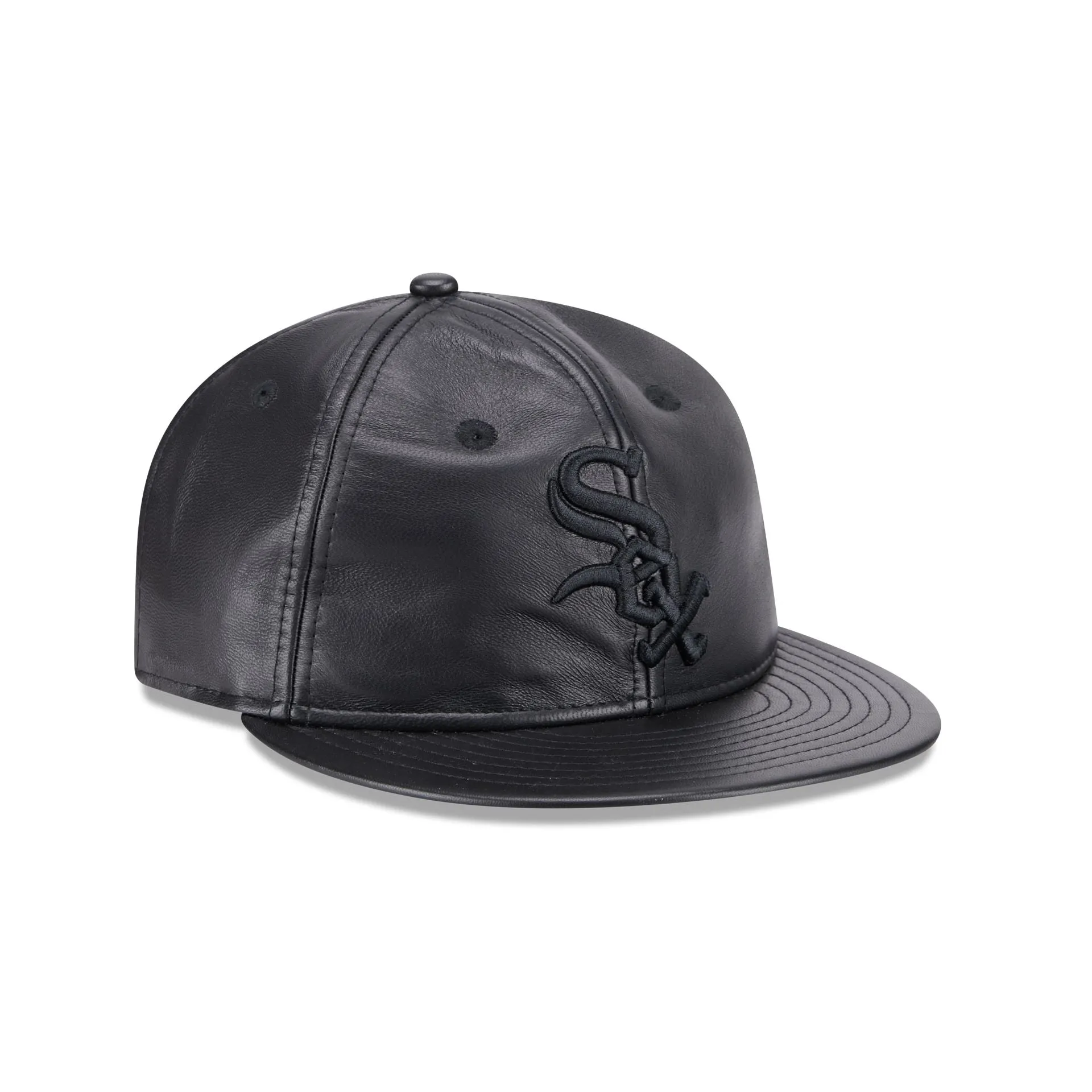 Chicago White Sox Genuine Leather Retro Crown 9FIFTY Strapback Hat sold by New Era product image thumbnail 3
