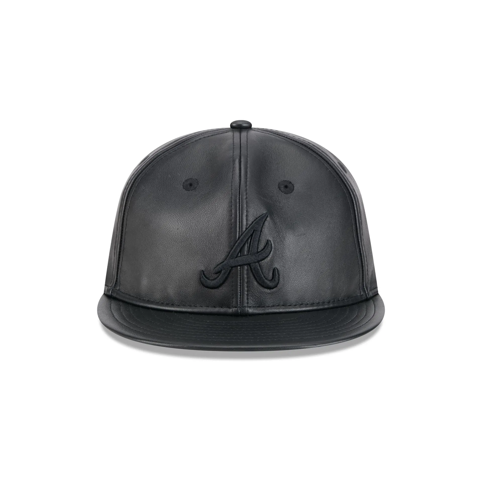 Atlanta Braves Genuine Leather Retro Crown 9FIFTY Strapback Hat sold by New Era product image thumbnail 2