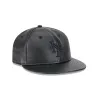 New York Mets Genuine Leather Retro Crown 9FIFTY Strapback Hat sold by New Era