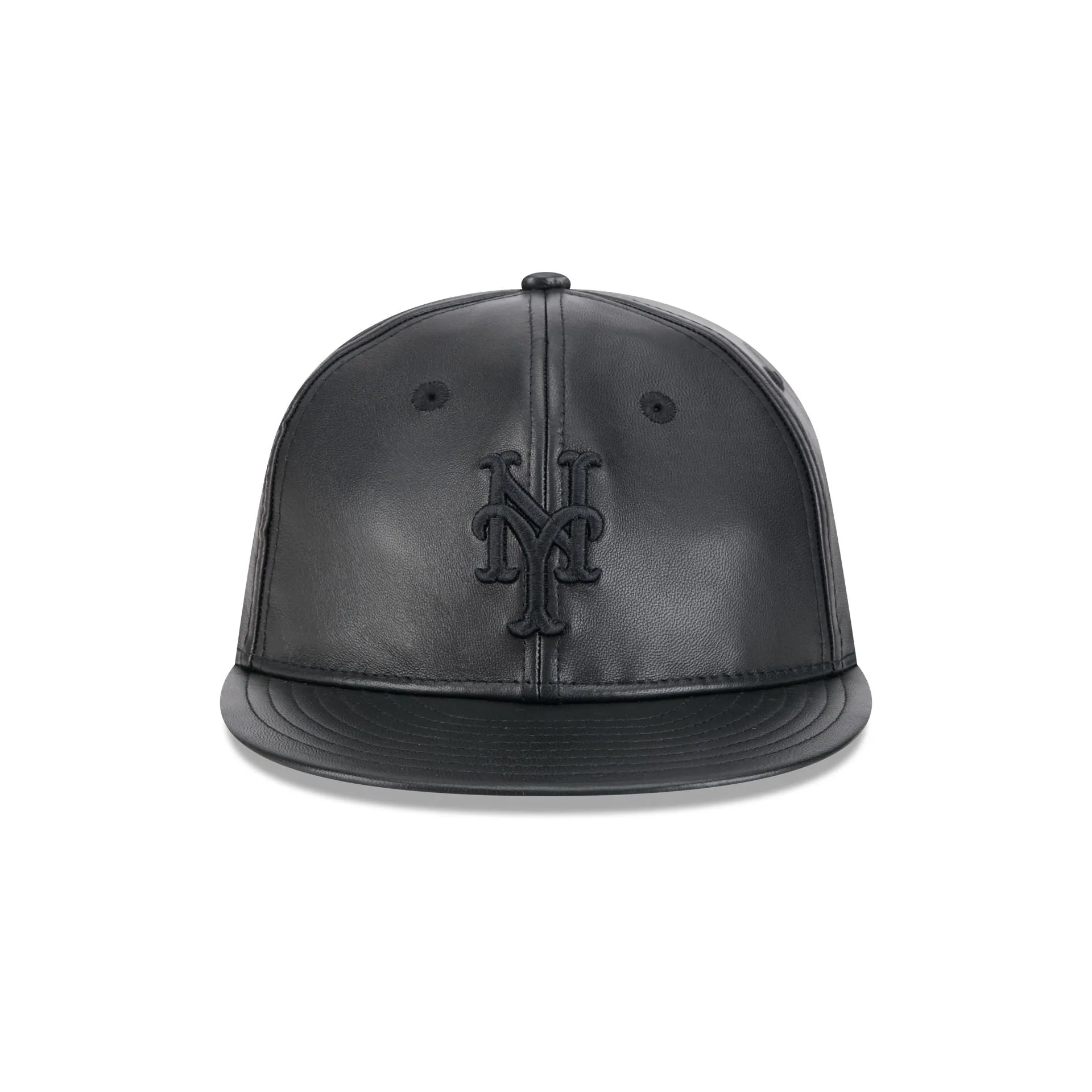 New York Mets Genuine Leather Retro Crown 9FIFTY Strapback Hat sold by New Era product image thumbnail 2
