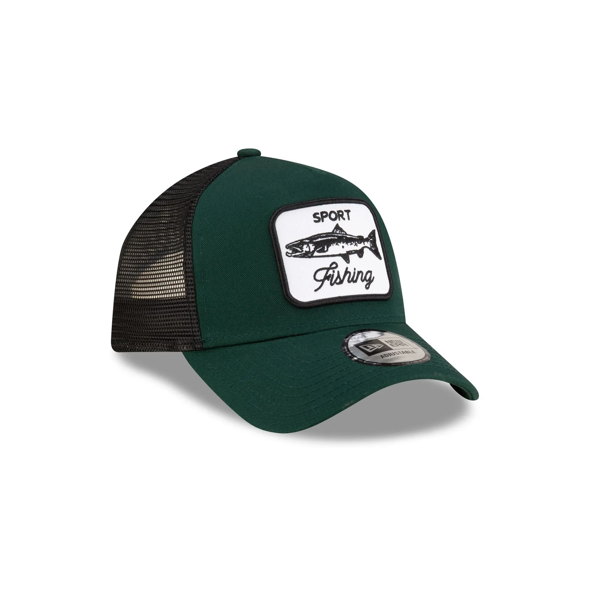 New Era Cap Green Fishing 9FORTY A-Frame Trucker Hat sold by New Era product image thumbnail 3