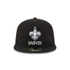 New Orleans Saints Black & White 59FIFTY Fitted Hat sold by New Era