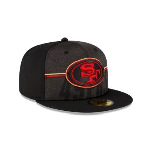 San Francisco 49ers 2023 Training Black 59FIFTY Fitted Hat sold by New Era