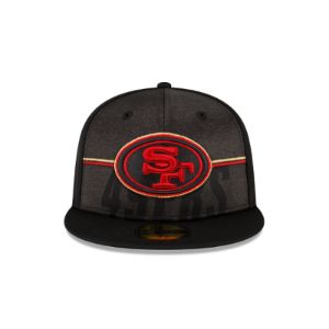 San Francisco 49ers 2023 Training Black 59FIFTY Fitted Hat sold by New Era