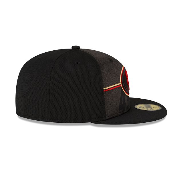 San Francisco 49ers 2023 Training Black 59FIFTY Fitted Hat sold by New Era product image thumbnail 5