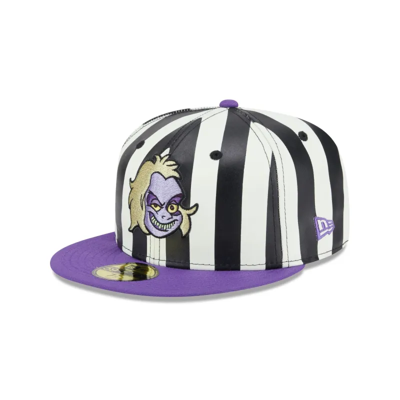 Beetlejuice Striped 59FIFTY Fitted Hat sold by New Era