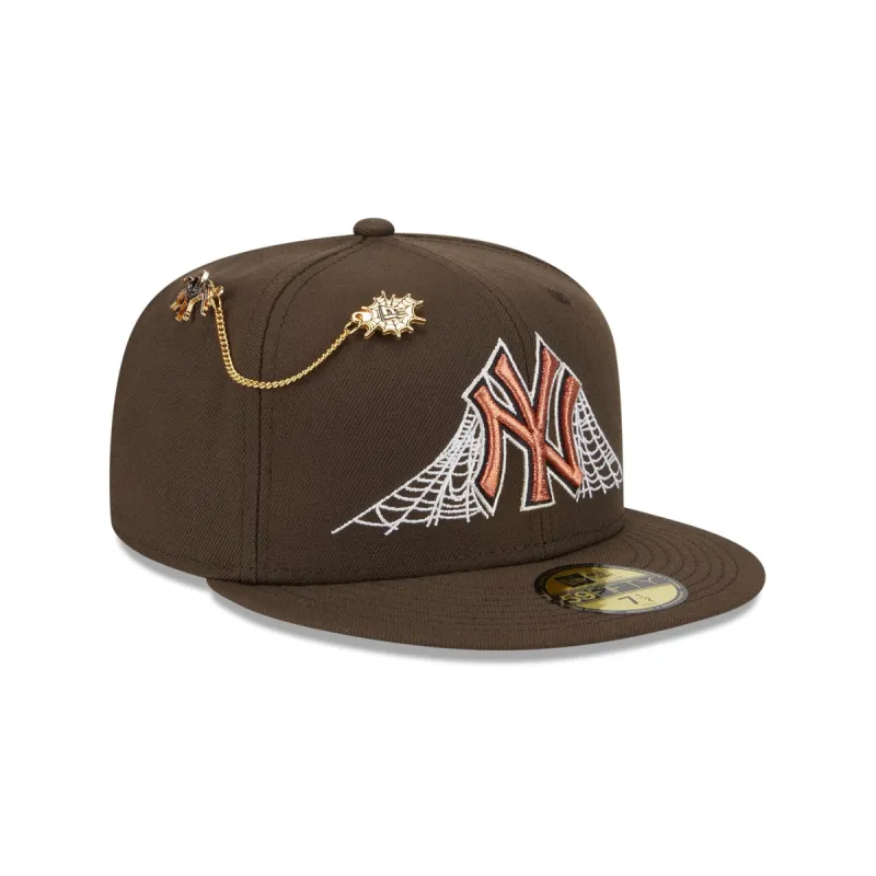 New York Yankees Spider Pin 59FIFTY Fitted Hat sold by New Era