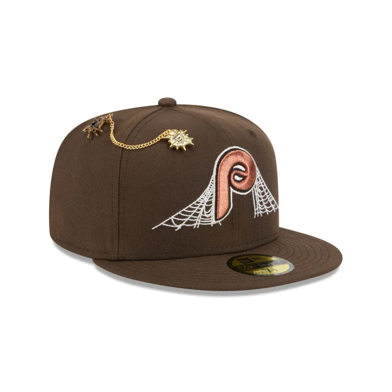 Philadelphia Phillies Spider Pin 59FIFTY Fitted Hat made by New Era