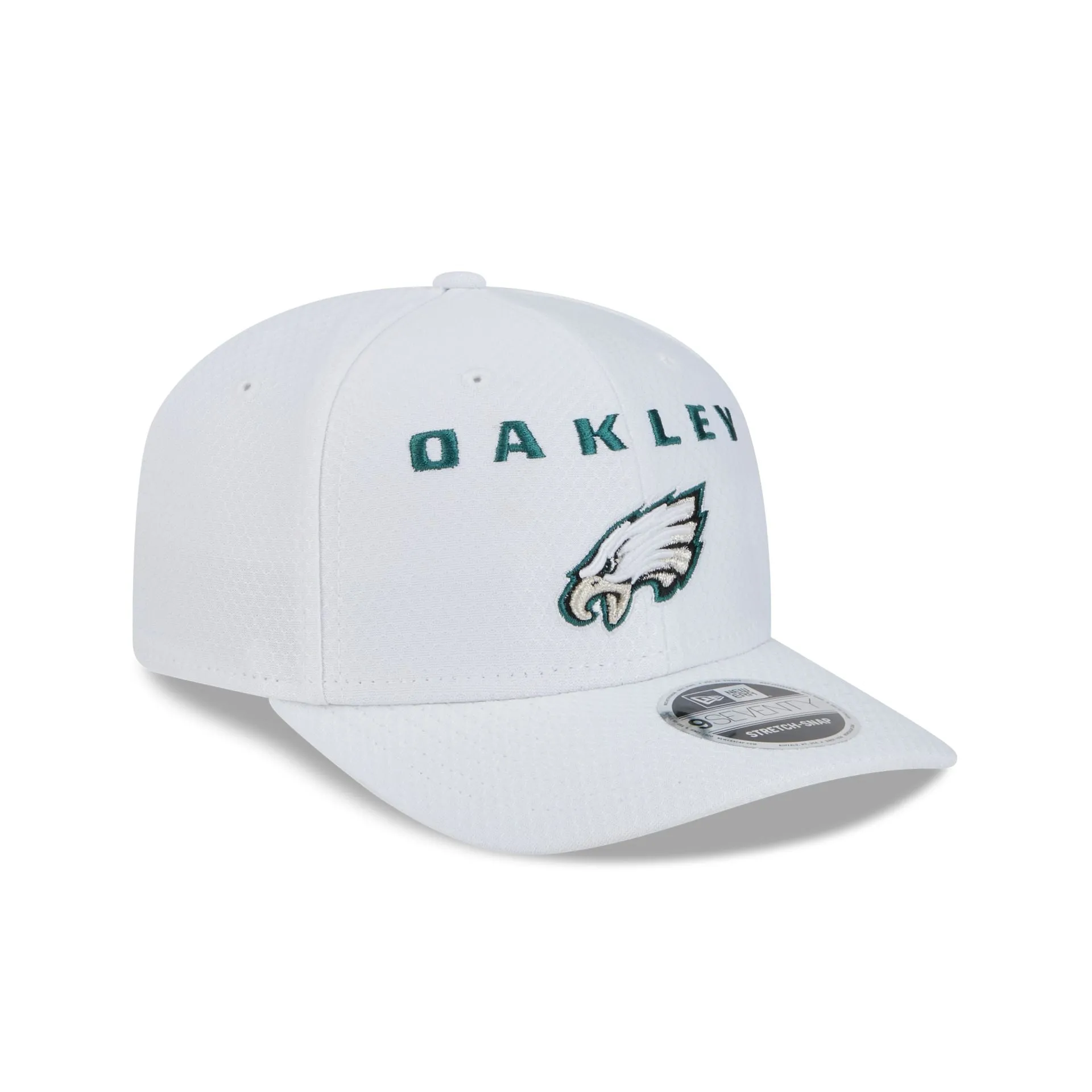 Oakley x Philadelphia Eagles White 9SEVENTY Stretch-Snap Hat sold by New Era product image thumbnail 3