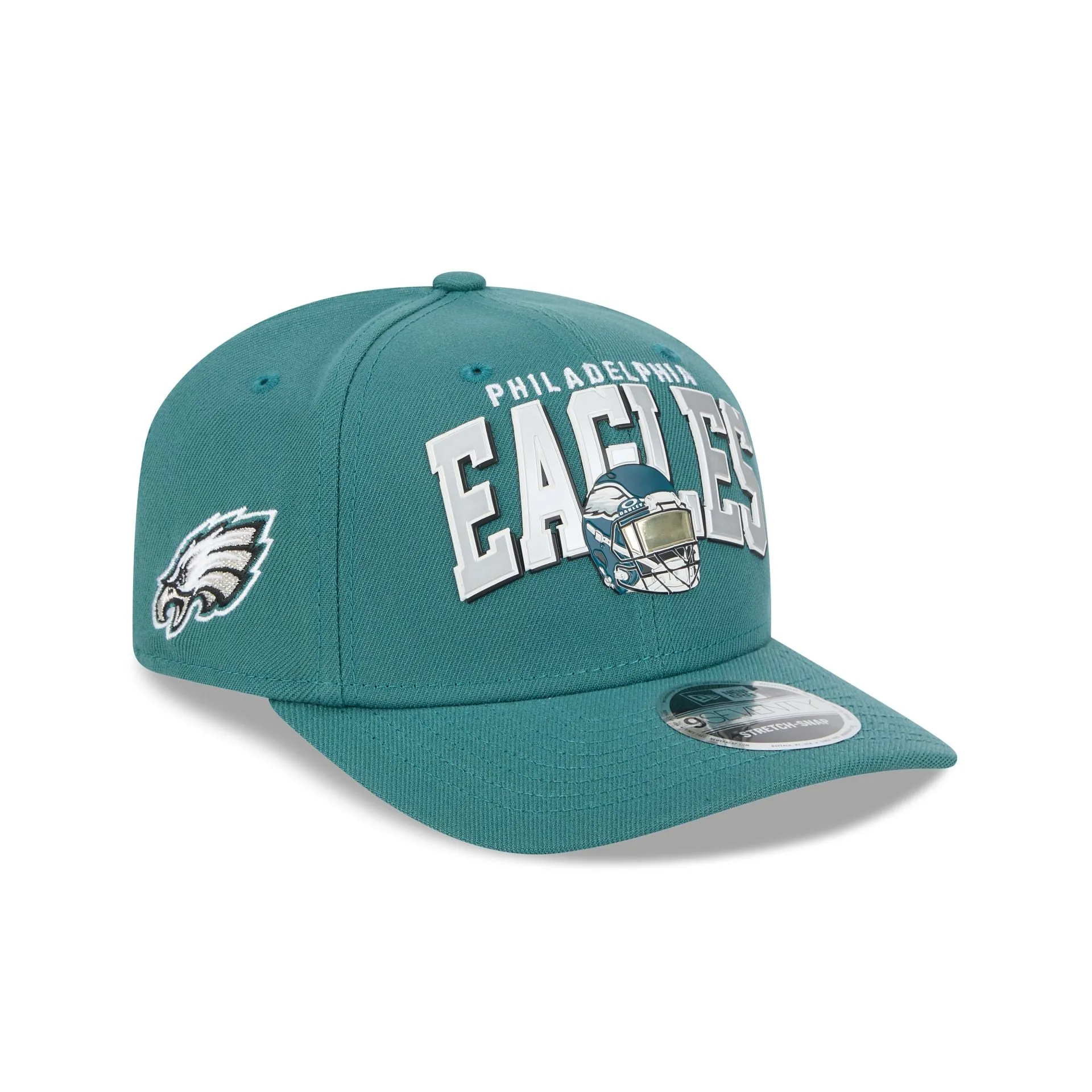 Oakley x Philadelphia Eagles 9SEVENTY Stretch-Snap Hat sold by New Era