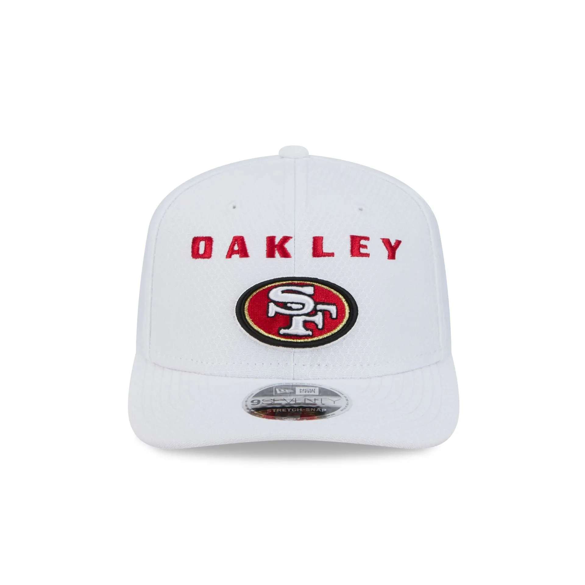 Oakley x San Francisco 49ers White 9SEVENTY Stretch-Snap Hat sold by New Era product image thumbnail 2