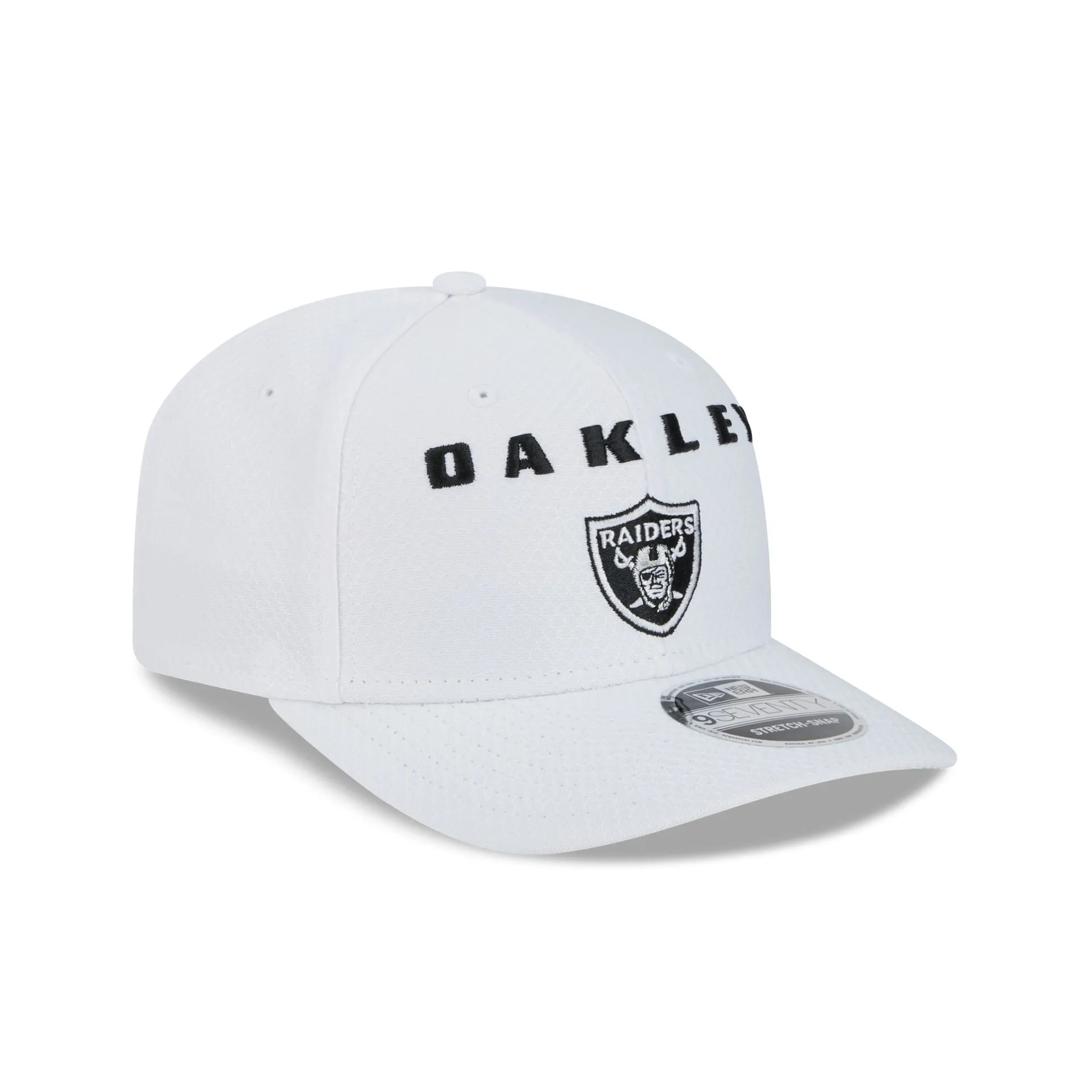 Oakley x Las Vegas Raiders White 9SEVENTY Stretch-Snap Hat sold by New Era product image thumbnail 3