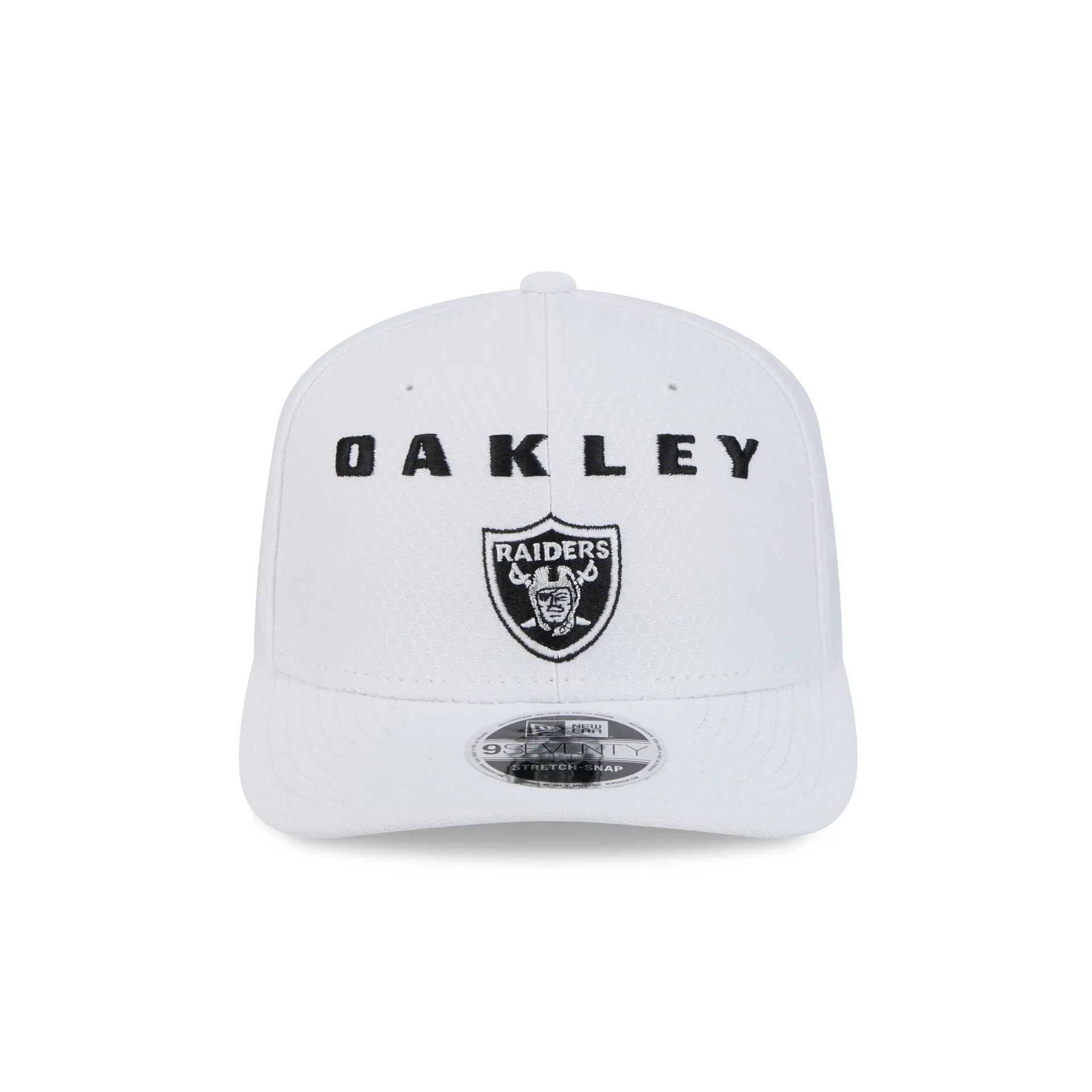 Oakley x Las Vegas Raiders White 9SEVENTY Stretch-Snap Hat sold by New Era product image thumbnail 2