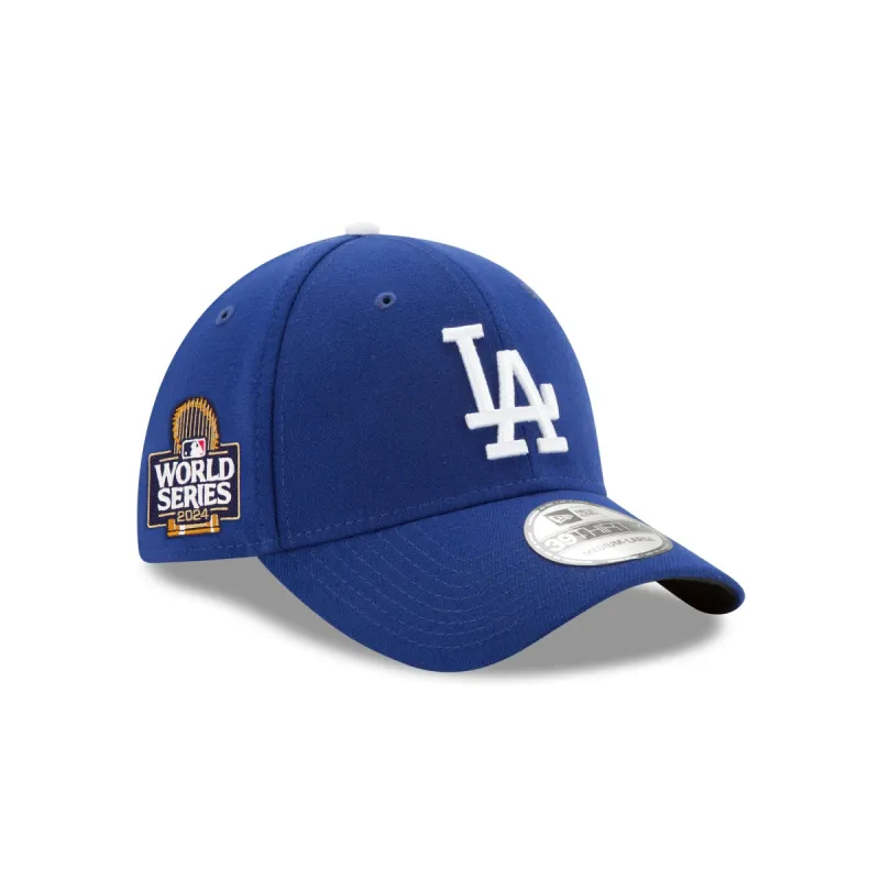 Los Angeles Dodgers 2024 World Series Side Patch 39THIRTY Stretch Fit Hat sold by New Era