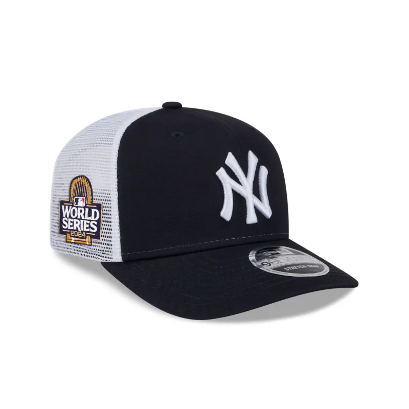 New York Yankees 2024 World Series Side Patch 9SEVENTY Stretch-Snap Trucker Hat sold by New Era