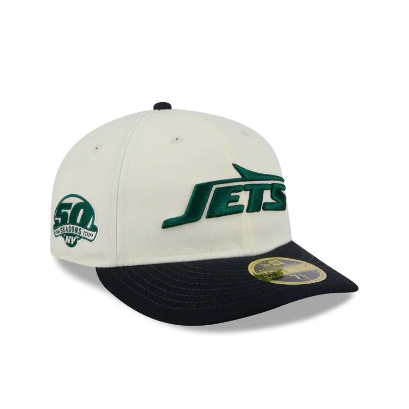 New York Jets Forest Visor Retro Crown 59FIFTY Fitted Hat sold by New Era