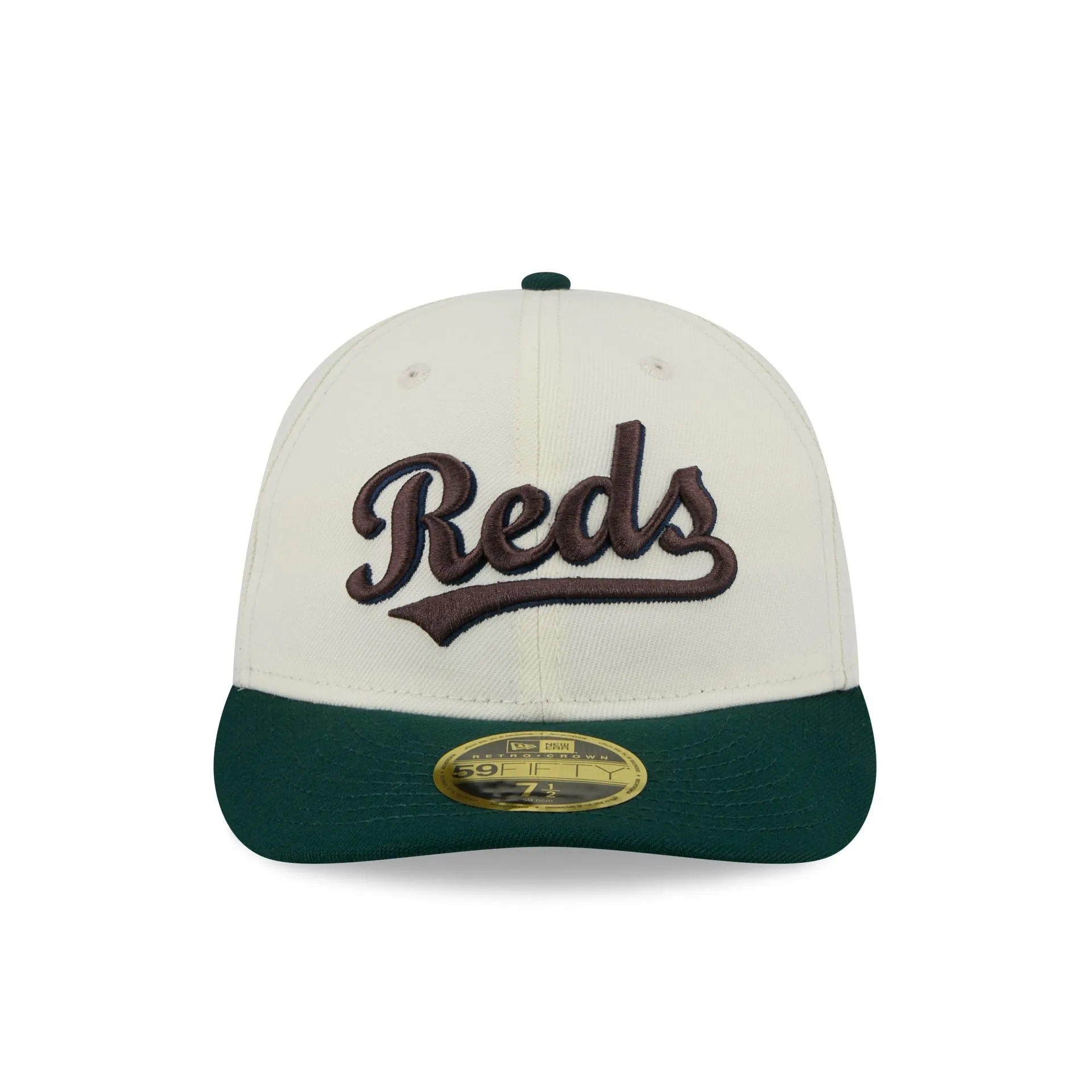 Cincinnati Reds Forest Visor Retro Crown 59FIFTY Fitted Hat sold by New Era product image thumbnail 2