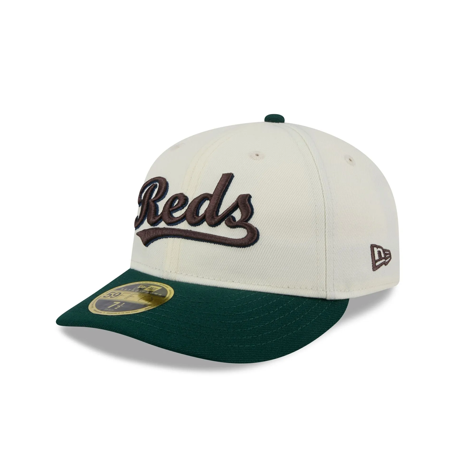 Cincinnati Reds Forest Visor Retro Crown 59FIFTY Fitted Hat sold by New Era product image thumbnail 3