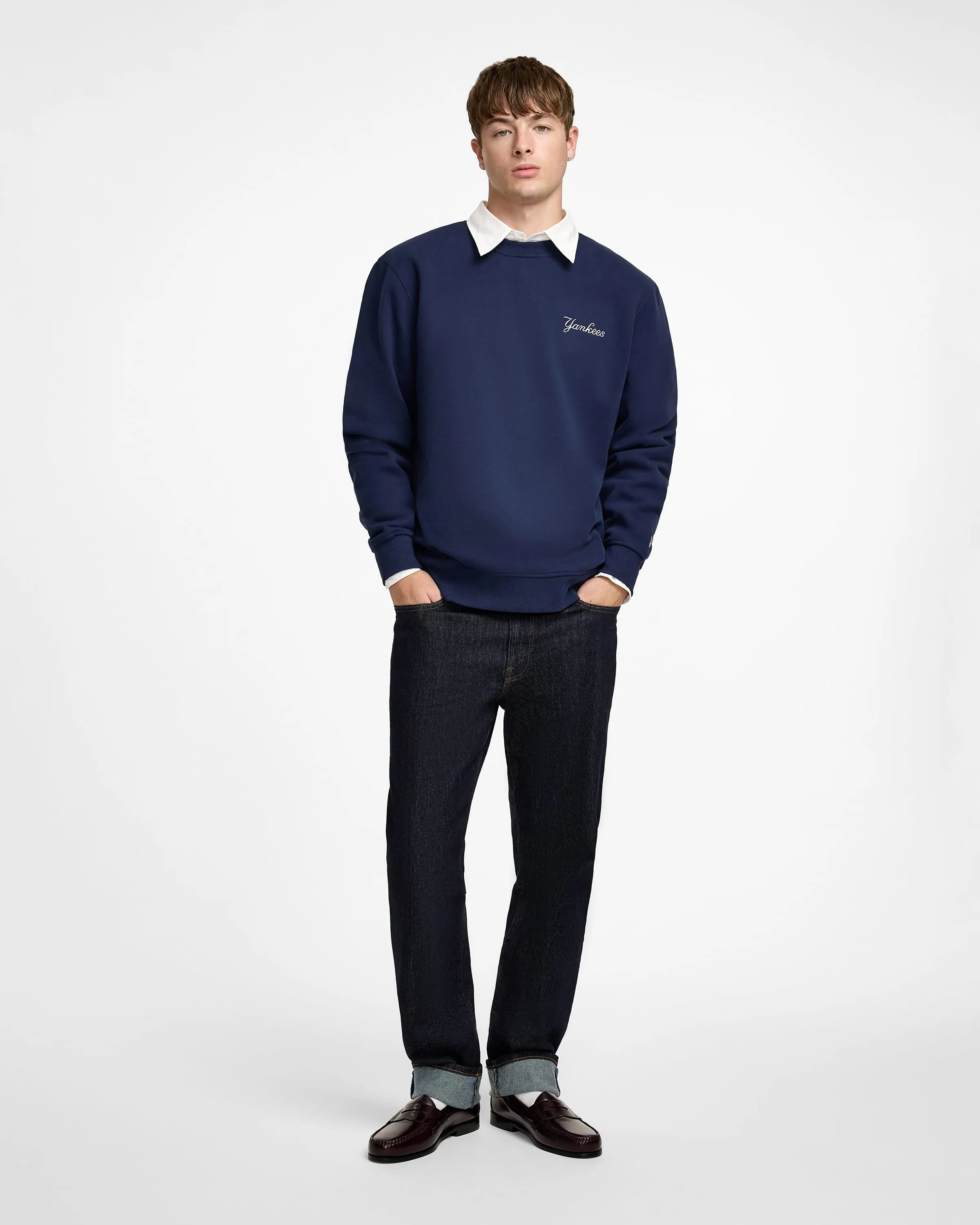 New York Mets Big Apple Blue Quartz Crewneck sold by New Era product image thumbnail 5