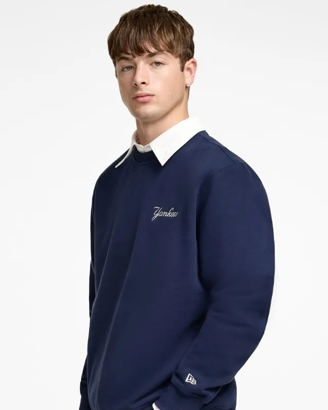 New York Yankees Big Apple Dress Blues Crewneck sold by New Era
