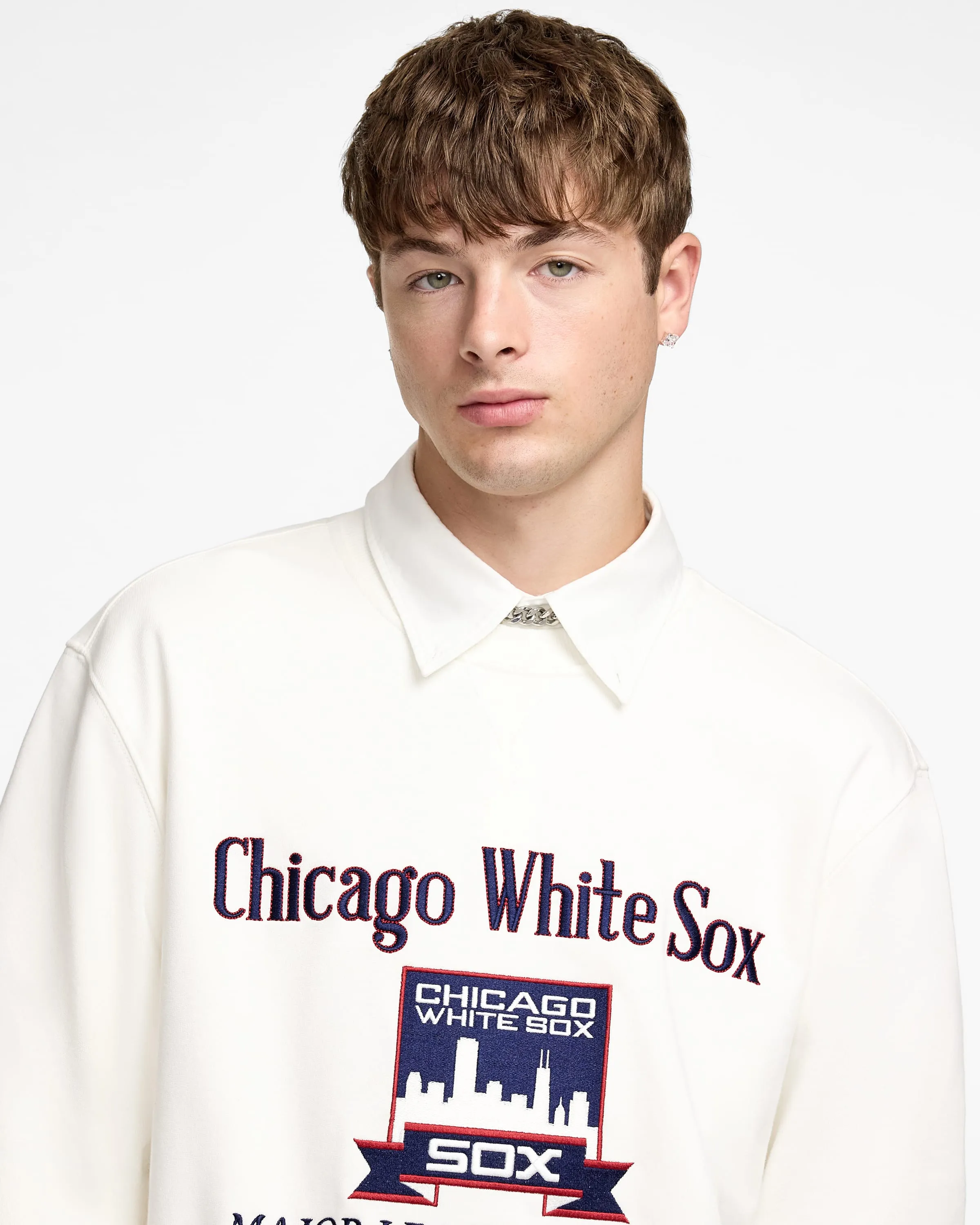 Chicago White Sox Cooperstown Off White Crewneck sold by New Era