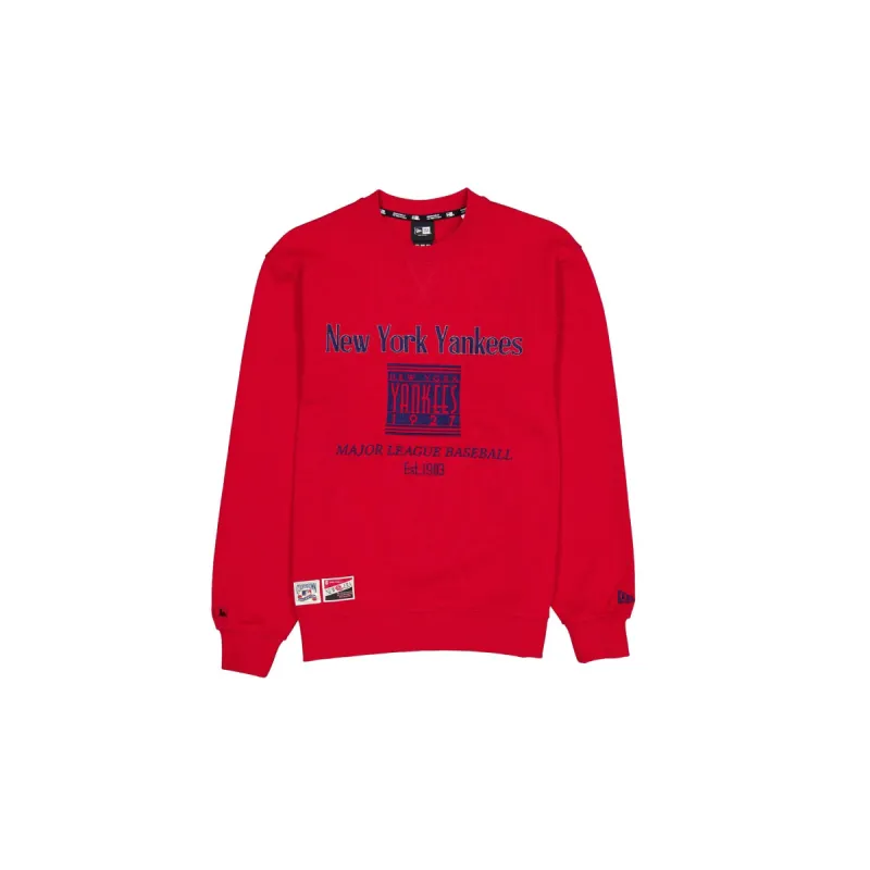 New York Yankees Cooperstown Savvy Red Crewneck sold by New Era