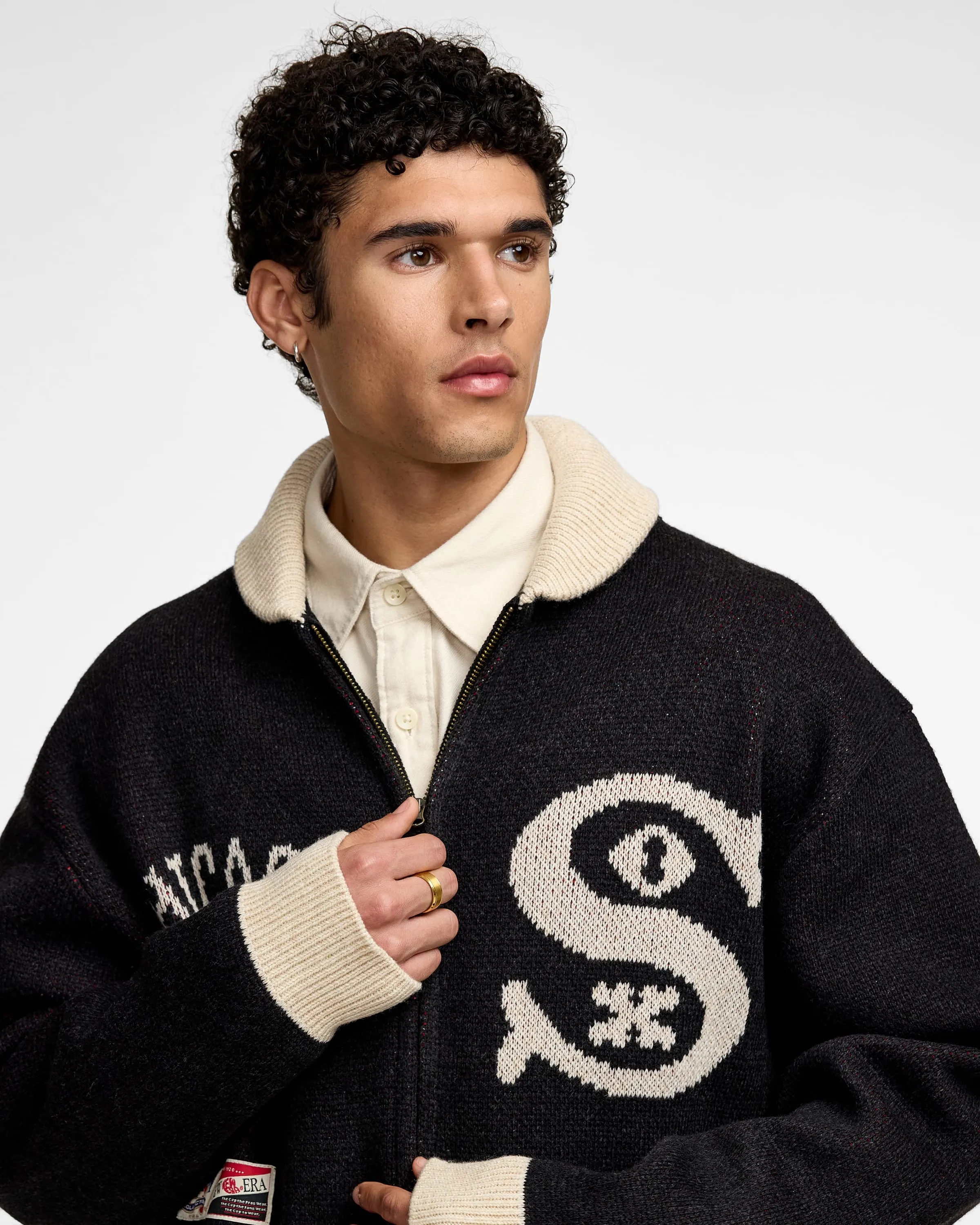 Boston Red Sox Field of Rye Cowichan Cardigan sold by New Era product image thumbnail 2